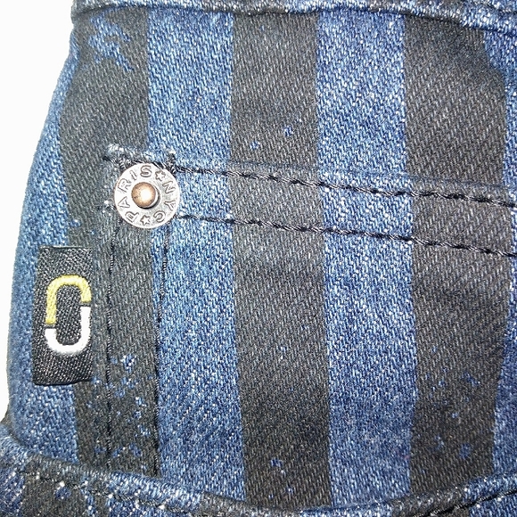 Marc Jacobs high rise vertical stripe skinny jean - Picture 6 of 12